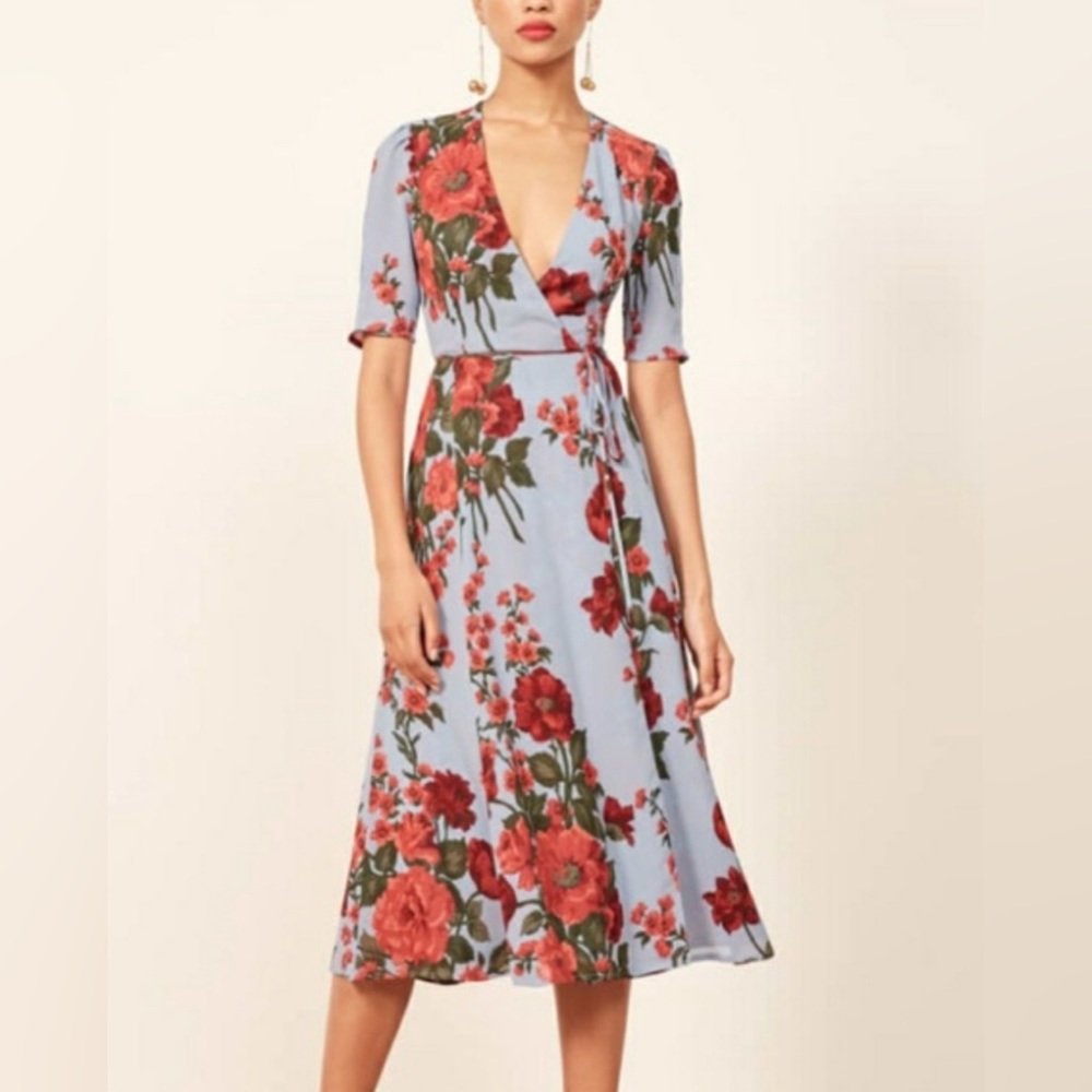 Reformation Mona Dress in Claudette NWT size small